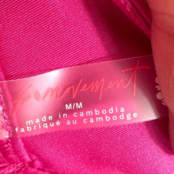 Free People Movement Back It Up Sports Workout Tank, Dragon Fruit Pink, NWT - Picture 7 of 13